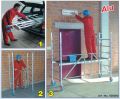 Rusztowanie jezdne składane, aluminiowe ProTec XS Krause 3m robocza 920003