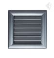 Kratka kominkowa Air System malowana OSKAR grafitowa 17x17