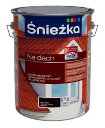 Poliwinylowa FARBA NA DACH Brąz czekoladowy ND04  5l