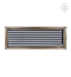 Kratka kominkowa galwanizowana rustykalna 17x49 z żaluzją