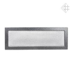 Kratka kominkowa malowana czarno-srebrna 17x49