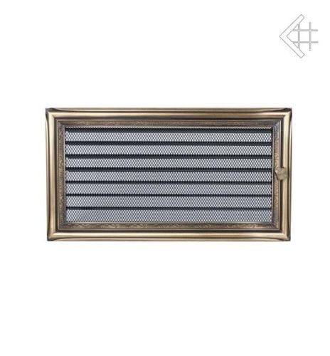Kratka kominkowa galwanizowana rustykalna 17x30 z żaluzją