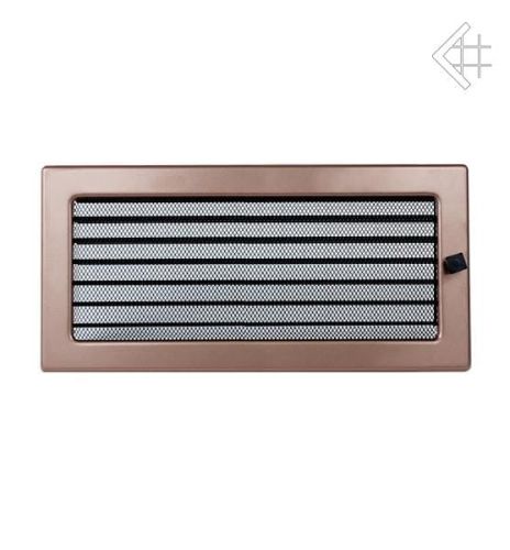 Kratka kominkowa galwanizowana miedź galwaniczna 17x37 z żaluzją