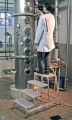 Pomost montażowy z kratki aluminiowej 4 stopnie - 2.80m robocza