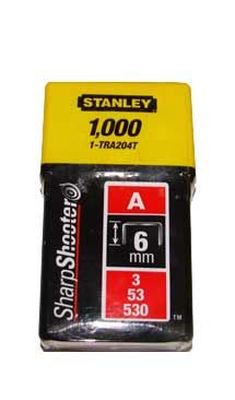 Zszywki tapicerskie typ53 Stanley 6mm