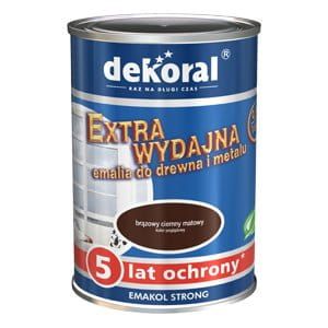 Emakol Strong, emalia do drewna i metalu 0.9l Dekoral - zielona soczysta