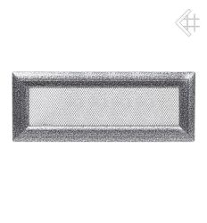 Kratka kominkowa malowana OSKAR czarno-srebrna 11x42