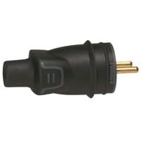 Wtyczka gumowa 2P+Z - 16 A - IP44 - IK08 - zaciski  śrubowe