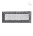 Kratka wentylacyjna malowana czarno-srebrna 11x42