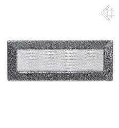 Kratka kominkowa malowana czarno-srebrna 11x42