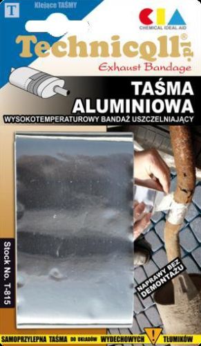 Technicqll Taśma aluminiowa wysokotemperaturowy bandaż uszczelniający