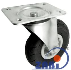 Koło pneumatyczne w obudowie skrętnej fi 200 łożysko