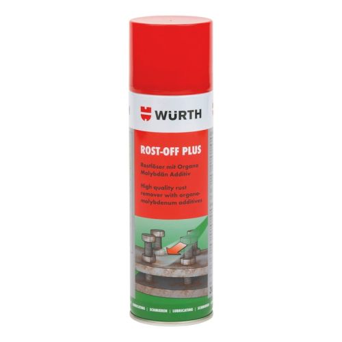 Odrdzewiacz ROST OFF PLUS w aerozolu 400ml Wurth z dodatkiem molibdenu