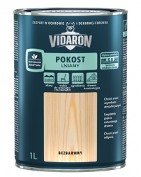 Vidaron – Pokost lniany bezbarwny do drewna 10l