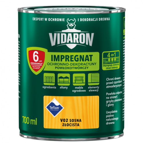 Vidaron - Impregnat ochronno-dekoracyjna do drewna 2.5l