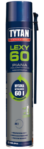 Piana poliuretanowa zimowa niskoprężna TYTAN LEXY 60 750ml