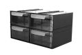 Szafka plastikowa z szufladkami, organizer modułowy PX 4 sztuki Profix 35804