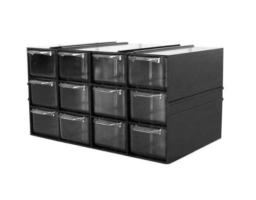 Szafka plastikowa z szufladkami, organizer modułowy PX 12 szufladek Profix 35806