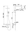 KFA LOGON CHROM deszczownia z baterią termostatyczną 5746-910-00