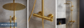 KFA MOZA GOLD PREMIUM deszczownia z baterią termostatyczną 5736-920-31