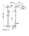 KFA MOZA GOLD PREMIUM deszczownia z baterią termostatyczną 5736-920-31