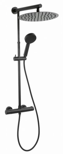 FERRO TREVI BLACK Zestaw natryskowy z baterią termostatyczną NP75-TRV7U-BL