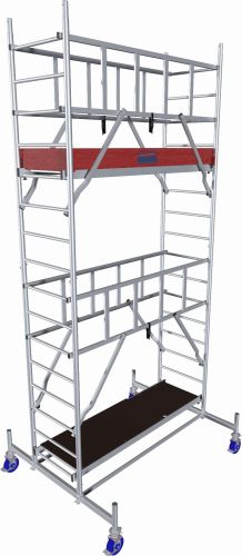 Rusztowanie jezdne, aluminiowe ProTec Krause 5.30m robocza 940124