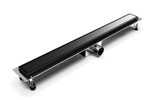 SpiroFlex Odwodnienie liniowe AquaSTEEL LA z mankietem hydroizolacyjnym 70cm CZARNE BG