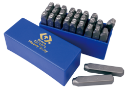 KING TONY 11427SQ05 ZNACZNIKI ALFABETYCZNE 5MM (A - Z, &) 8 X 8M