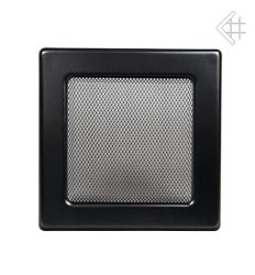 Kratka kominkowa malowana czarna 17x17