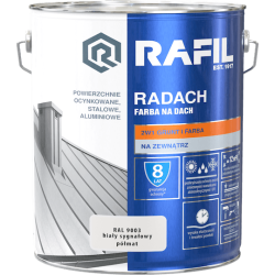 Radach biały sygnałowy RAL9003 półmat 10L
