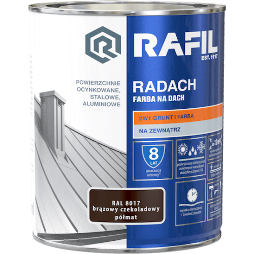 Radach brąz czekoladowy RAL 8017 półmat 0,75L