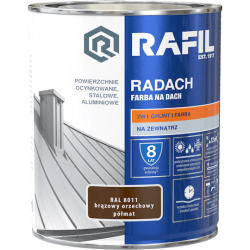 Radach brązowy orzechowy RAL 8011 półmat 0,75L