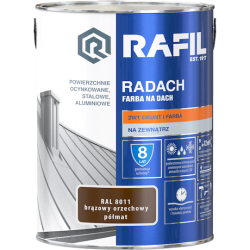 Radach brązowy orzechowy RAL 8011 półmat 5L
