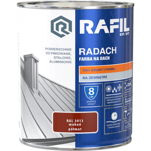 Radach mahoń RAL 3013 półmat 0,75L