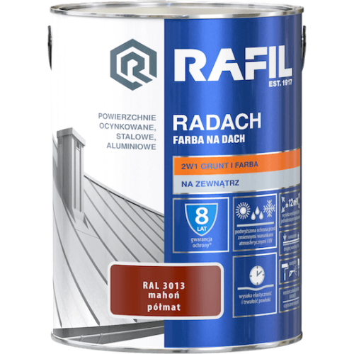 Radach mahoń RAL 3013 półmat 5L