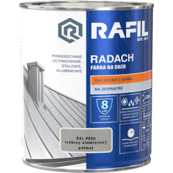 Radach srebrny aluminiowy RAL 9006 półmat 0,75L