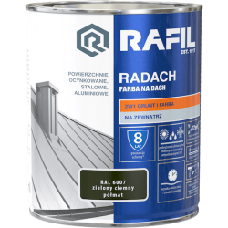 Radach zielony ciemny RAL 6007 półmat 0,75L