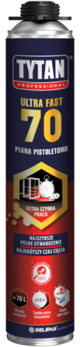 Piana montażowa niskoprężna pistoletowa ULTRA FAST 70 TYTAN 870 ml