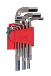 Klucze imbusowe komplet 9 sztuk 1,5-10mm S2 Proline 48310