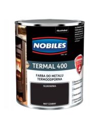 Nobiles Farba silikonowa termoodporna 0.7l TERMAL 400 CZARNY MAT