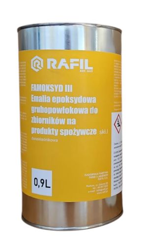 FAMOKSYD III – Emalia epoksydowa do zbiorników na produkty spożywcze 0,9l – Składnik I