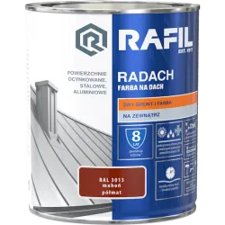 Radach czerwony winny RAL 3005 półmat 5L