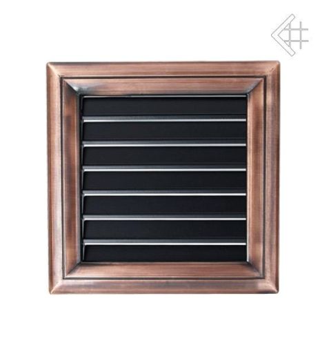 Kratka kominkowa Air System galwanizowana OSKAR miedziany 17x17
