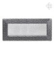 Kratka wentylacyjna malowana czarno-srebrna 11x32