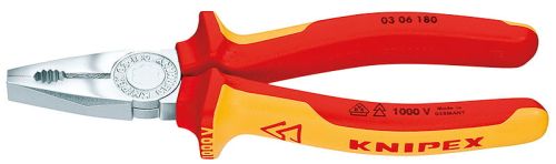 Szczypce uniwersalne izolowane 1000V 180mm Knipex