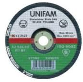 Tarcza do betonu 115x3,2x22 z obniżonym środkiem