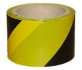 Taśma ostrzegawcza żółto-czarna 120mm x 100m do odgradzania
