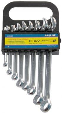 Klucze oczkowo-płaskie 8szt. PROLINE 35308