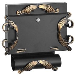 Skrzynka na listy ozdobna wewnątrzlokalowa SK-12 z tubą na prase